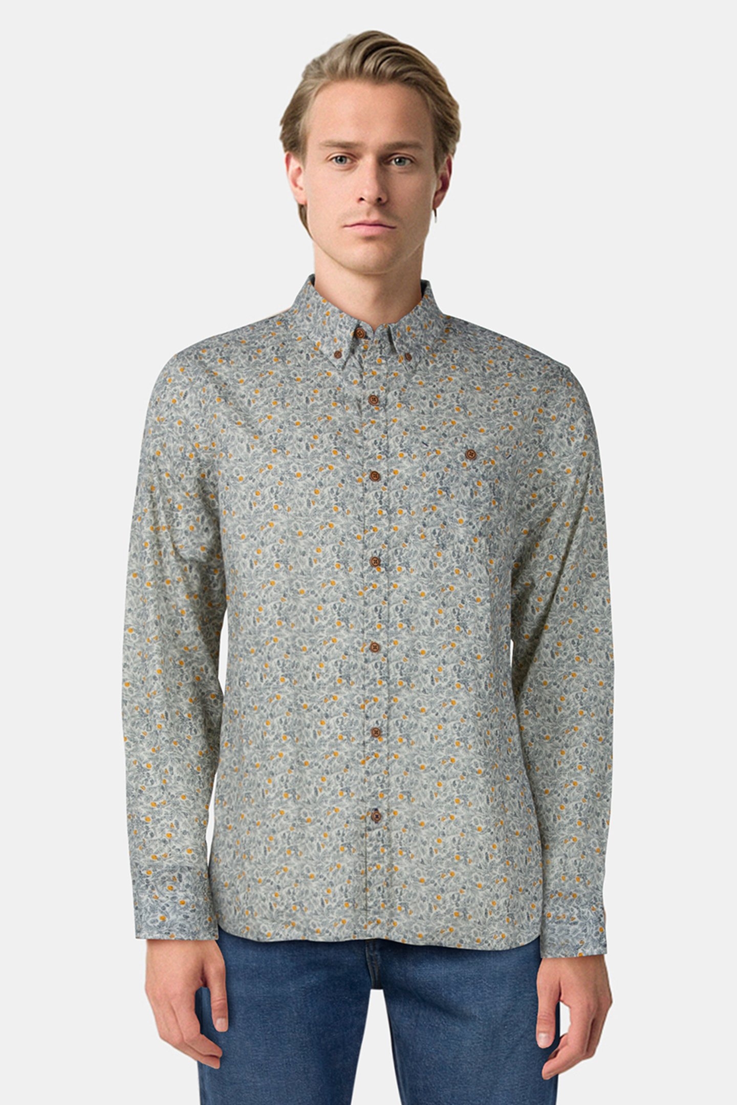 CLEMENTINE PRINT SHIRT IVORY MULTI 1