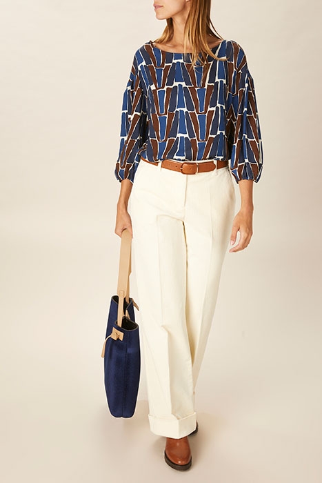 LOOSE SLEEVE SHIRT BLUE 4