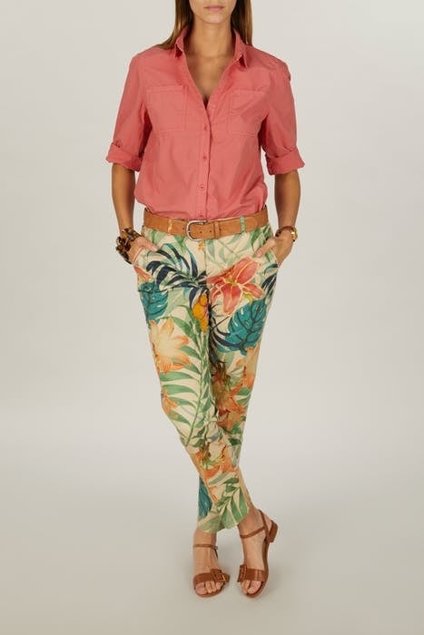 CHEST POCKET SHIRT CYCLAMEN 2