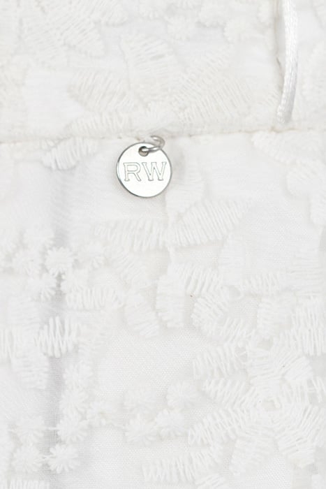 PLEATED SKIRT WITH LACE WHITE 4