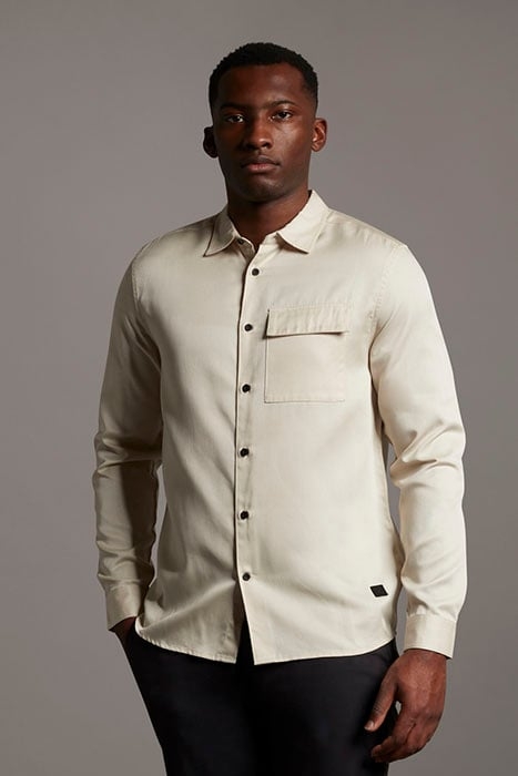 BLACK EAGLE POCKET SHIRT BLEACHED SAND 1