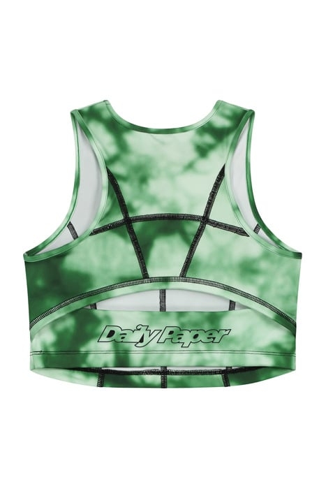 GREEN TIE DYE RESYMETRIC VEST 4