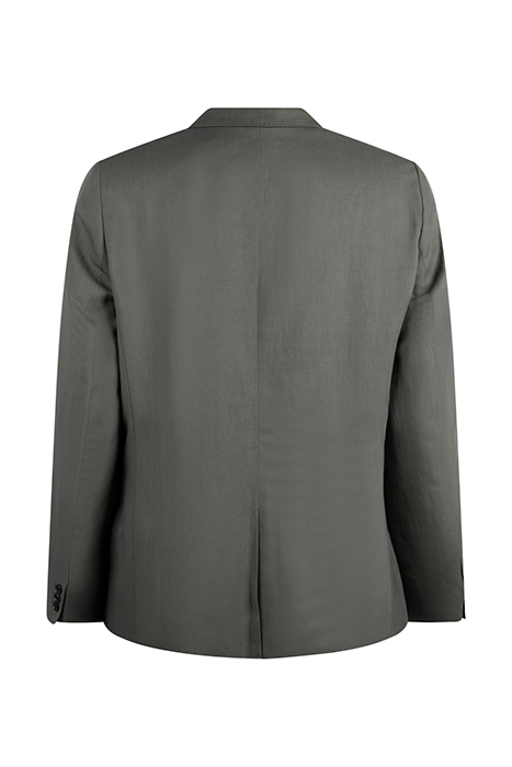 M. SIDNEY LINEN BLAZER GREEN GREY 5