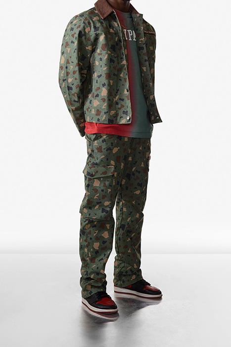 GREEN CAMO RECOMO COACH JACKET 2