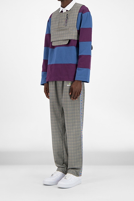 GREY CHECKED GONE VEST 4