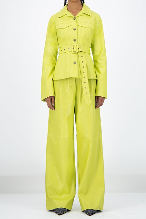 GREEN CROCO JALAT JACKET 2