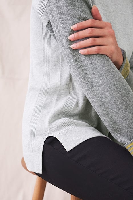 OLIVIA JUMPER GREY MARL 5
