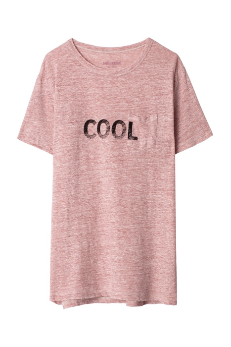 AMBER LIN WORD T-SHIRT LIN ORCHID 1