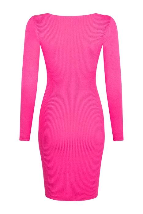 ACCORCIARE DRESS RASPBERRY RED 2