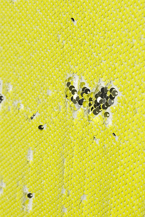 WOMEN'S SEQUIN BODYCON OVERALL NEON YELLOW 5