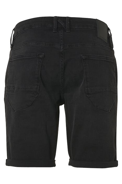 SHORT BLACK DENIM STRETCH RESPONSIBLE CHOICE BLACK DENIM 6