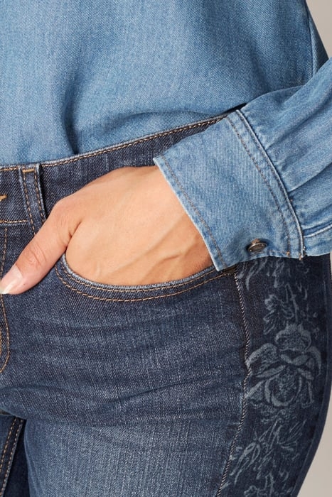 BLEACHED JEANS BLUE 5