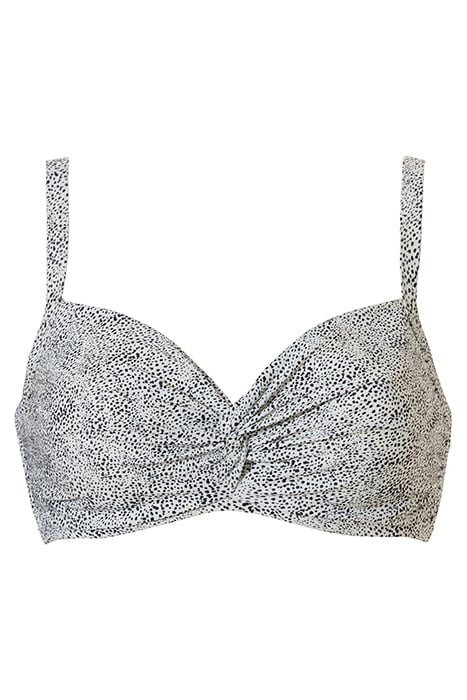 SW BRA TSHIRT HALF CUP BINDI BLACK WHIT BLACK MULTICO 1