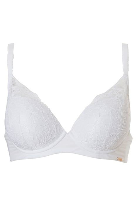 CO BRA TSHIRT PUSH LILLY COTTON LACE WHITE 1