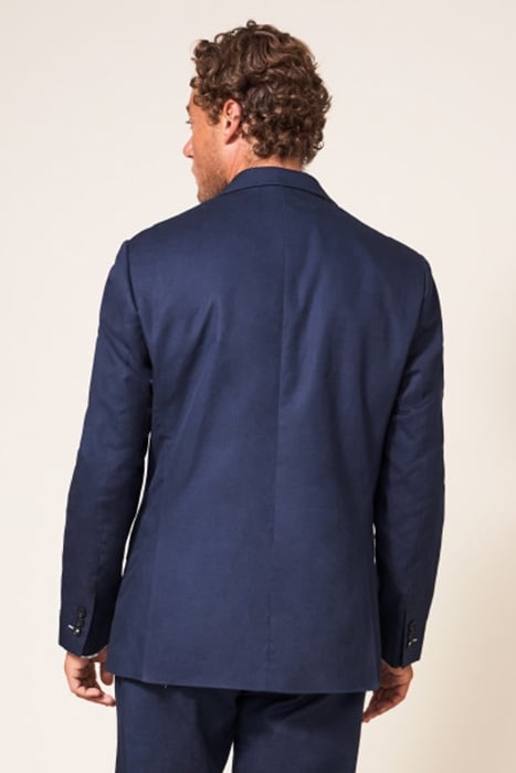 FOSS COTTON LINEN BLAZER DARK NAVY 2