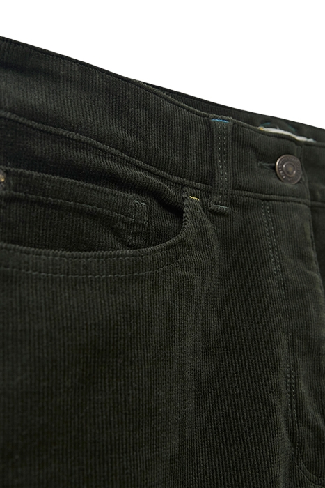 BROOKE STRAIGHT CORD TROUSER DARK GREEN 5