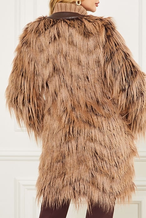 DINAH COAT DARK BOURBON WITH CLASSIC CAME 3