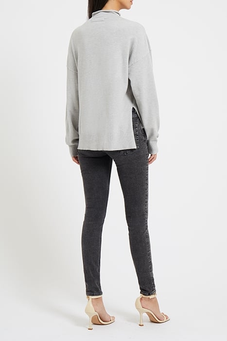 SUPERSOFT TURTLE NECK LGT GREY MEL 4