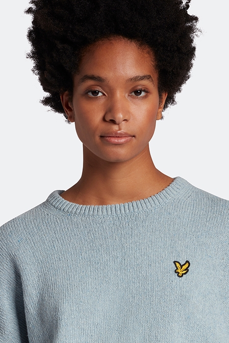 RECYCLED DENIM JUMPER LIGHT RINSE WASH 4