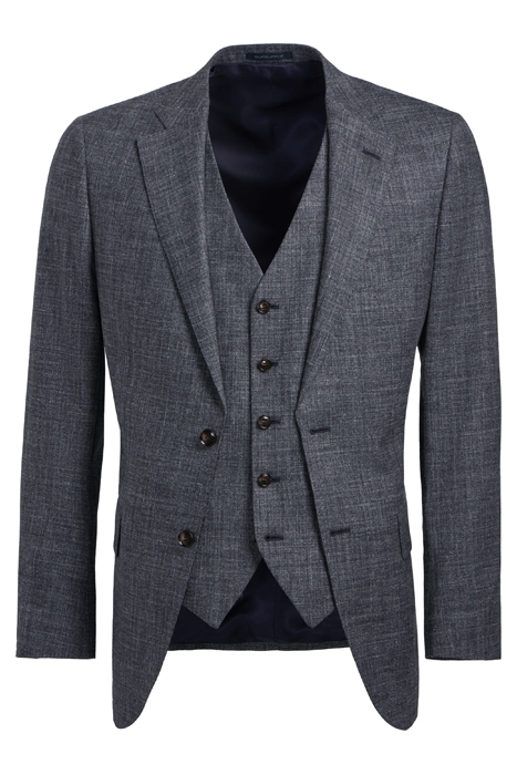 MID GREY THREE-PIECE LAZIO SUIT 2