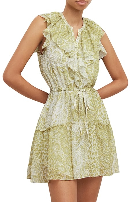 ALI NOCHE DRESS LIME GREEN 2