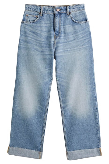 RELAXED STRAIGHT TURN UP JEANS DEN 6