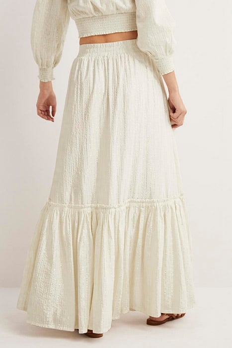 COTTON METALLIC MAXI SKIRT IVO 2