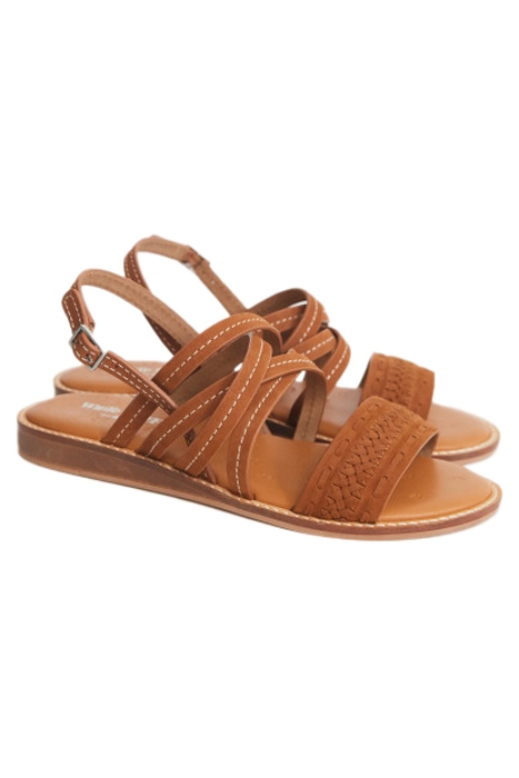 CRAFT MINI WEDGE SANDAL MID TAN 2