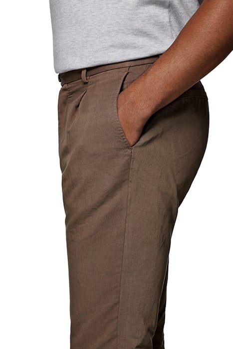 Mid Brown Pleated Campo Chino 6