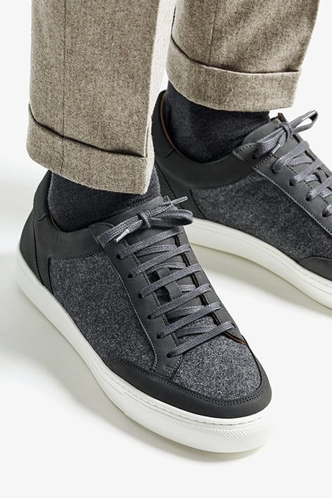 Grey Combi Sneaker 2