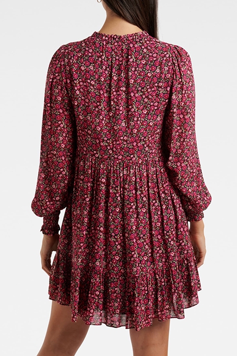 NOLA TIERED SMOCK MINI DRESS ROUGE ADDISON DITSY 2