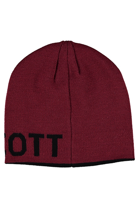 BRANDED REVERSIBLE BEANIE W778 BURNT VELVET/JET BLACK 2