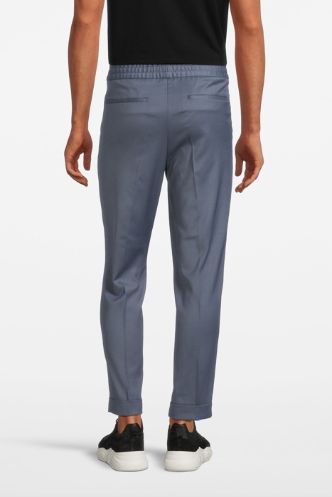 M. TERRY CROPPED TROUSER BLUE GREY 2