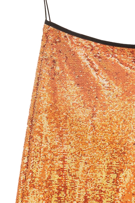 SEQUIN PALAZZO TROUSERS BRONZO 2