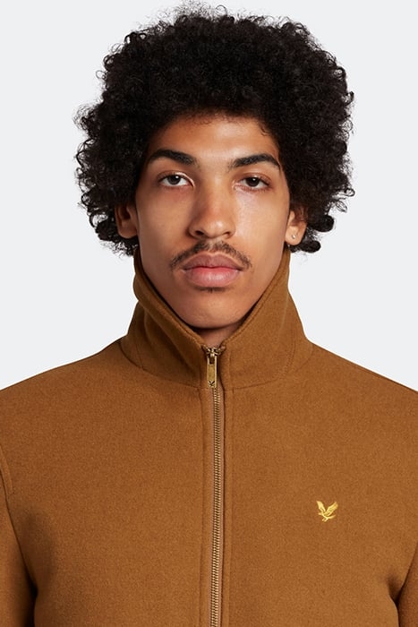 MELTON JACKET W738 HARNESS BROWN 4