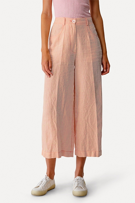 LINEN TWEED PANTS CESTO 2