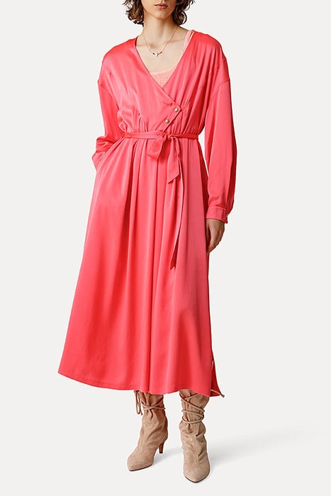 SILK SATIN LONG DRESS GRANADINE 2