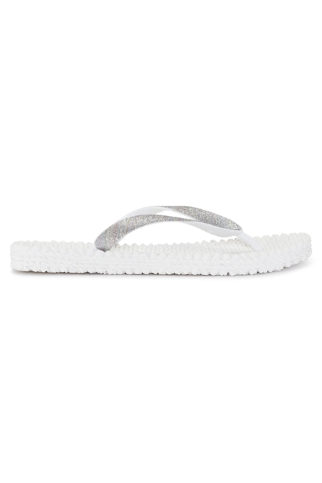 10 CHEERFUL12J FLIP FLOPS WHITE 1