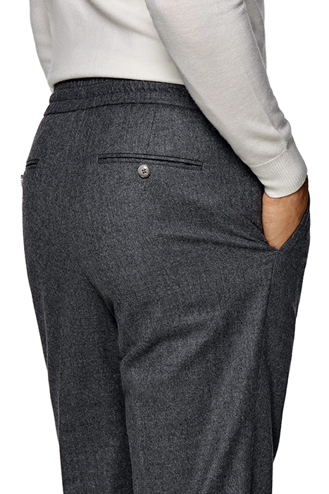 MID GREY DRAWSTRING AMES TROUSERS 5