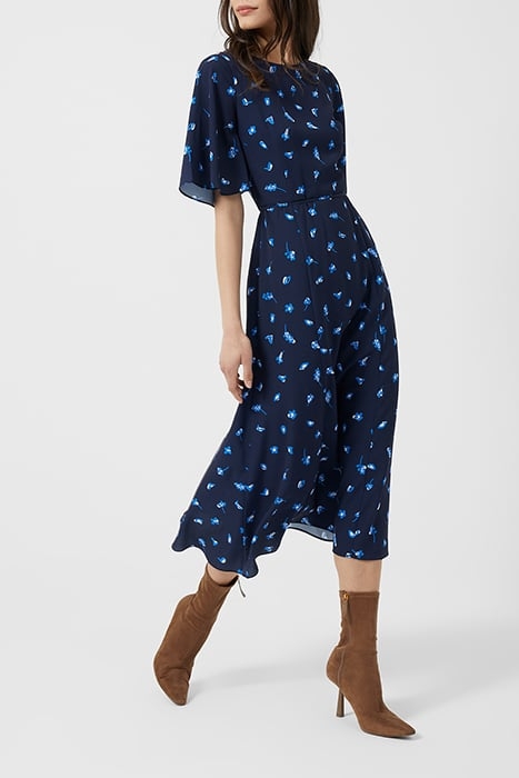 BELLE VERONA MIDI DRESS INDIGO MULTI 3