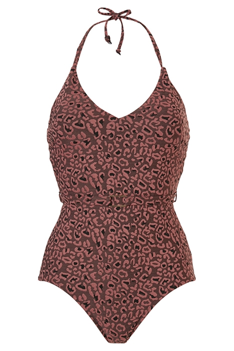 SW 1P WF TSHIRT PLUNGE BRIDGET LEOPARD CAMAIEU 2