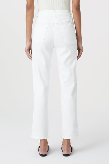 WOMEN PEDAL PUSHER JEANS WHITE 3