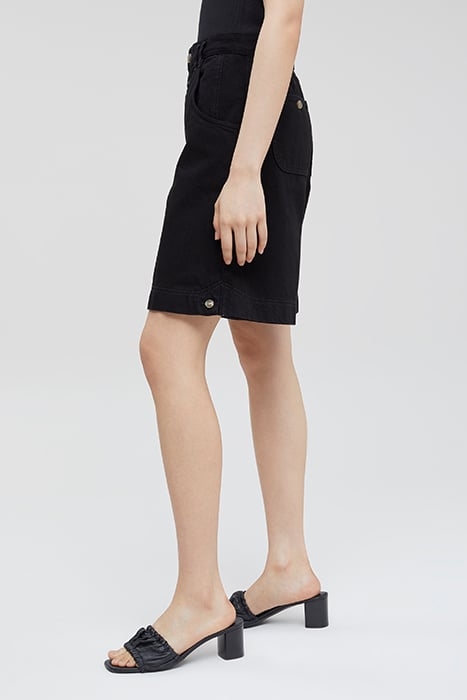 WOMEN WIDE LEG SHORTS BLACK 4