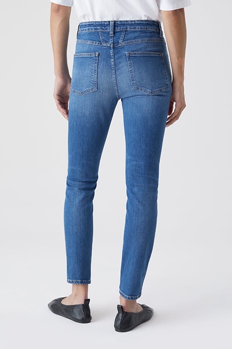 WOMEN SKINNY PUSHER JEANS MID BLUE 3