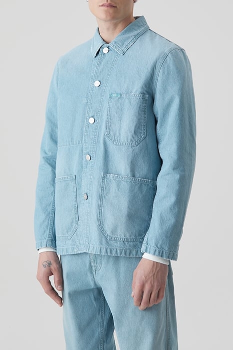 MEN WORKER JACKET JACKETS & COATS LIGHT BLUE 3