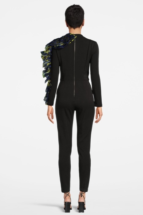 WOMEN‘S SIDE VOLANT OVERALL BLACK 2