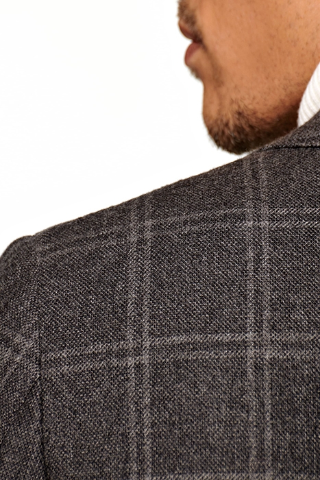 MID GREY CHECKED HAVANA BLAZER 5