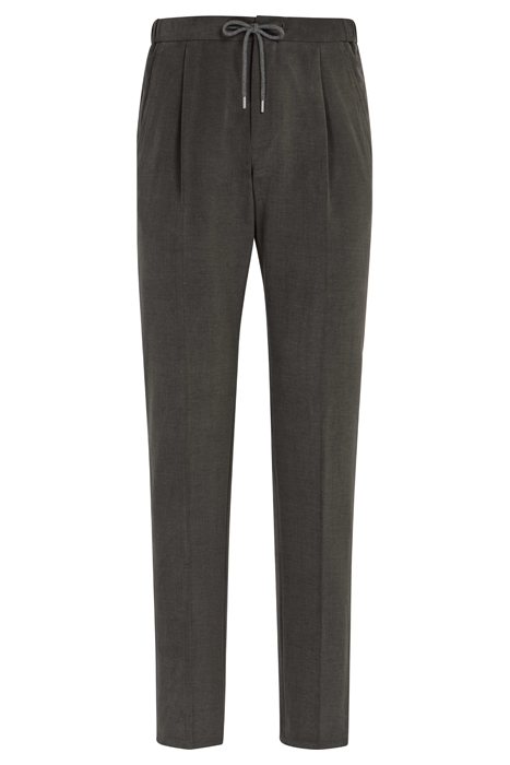 MID GREEN DRAWSTRING AMES TROUSERS 2