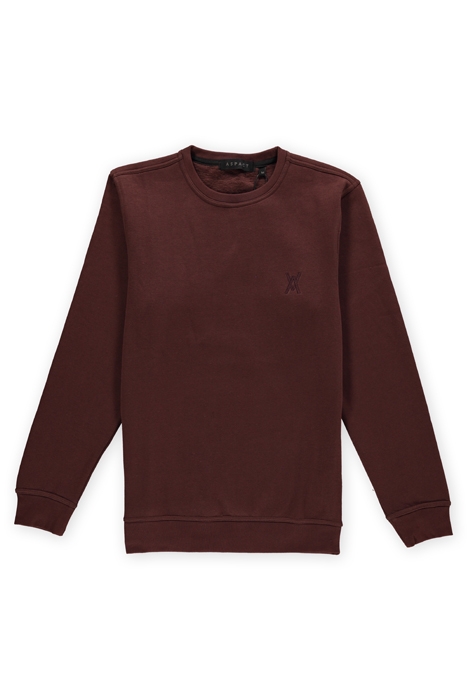 TON SUR TON LOGO CREWNECK BROWN 1