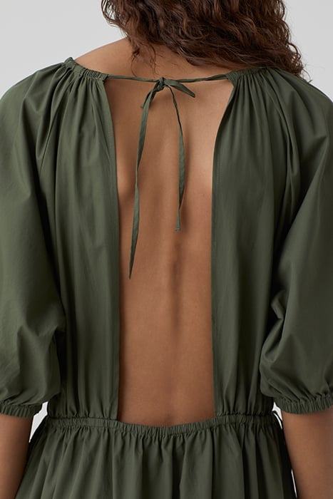 BACKLESS DRESS PINE GREEN 4
